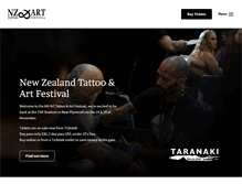 Tablet Screenshot of nztattooart.com